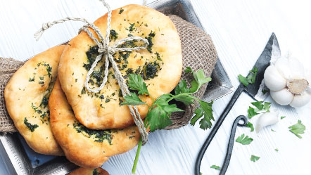 Knoblauch-Naan - Rezeptsuche